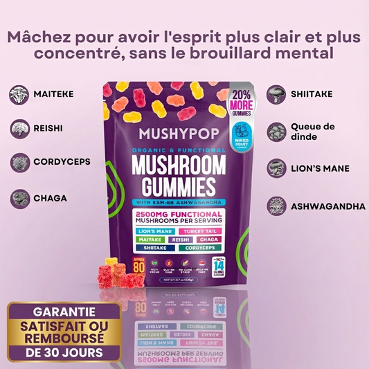 MushyPop™ - Gummies aux champignons