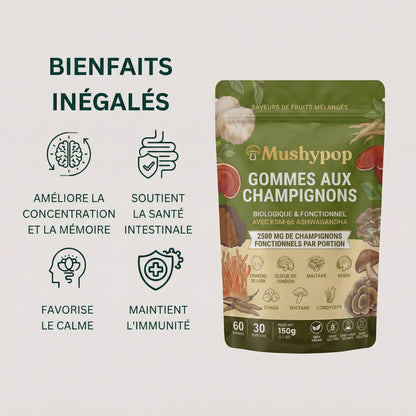 MushyPop™ - Gummies aux champignons